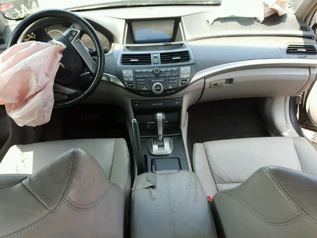 1HGCP36829A002008 - 2009 HONDA ACCORD EXL GRAY photo 9