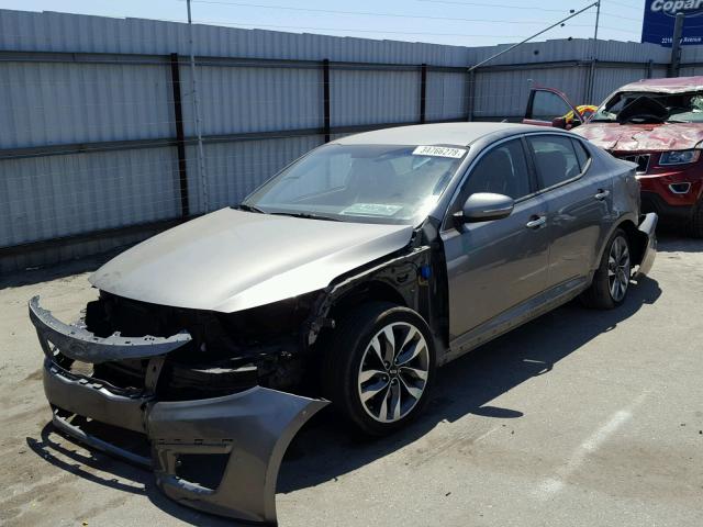 5XXGR4A74EG264724 - 2014 KIA OPTIMA SX GRAY photo 2