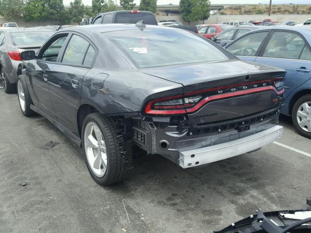 2C3CDXGJ1JH195228 - 2018 DODGE CHARGER R/ GRAY photo 3