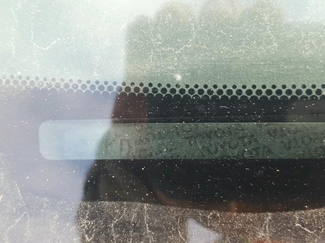 JTKDE167X80270449 - 2008 TOYOTA SCION TC 白色 照片 10