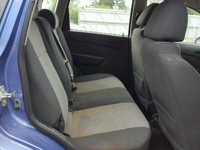 KL1TV65E59B603721 - 2009 CHEVROLET AVEO LS BLUE photo 6
