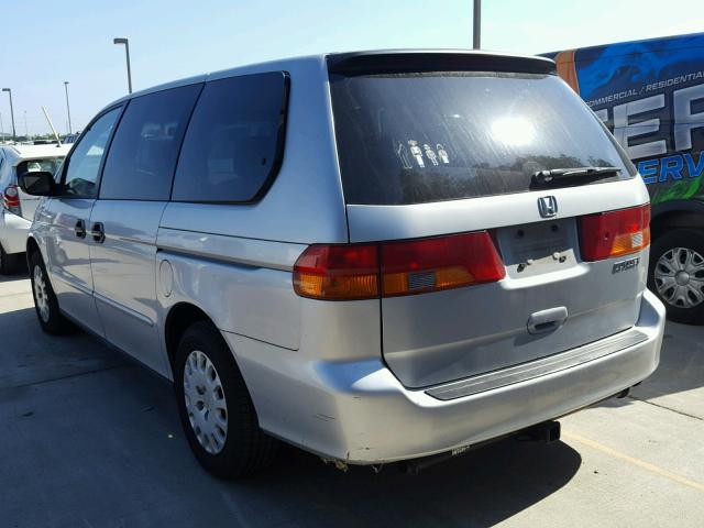 2HKRL185X2H582148 - 2002 HONDA ODYSSEY LX GRAY photo 3