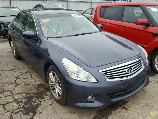 JN1DV6AP0BM830669 - 2011 INFINITI G25 BASE BLUE photo 1