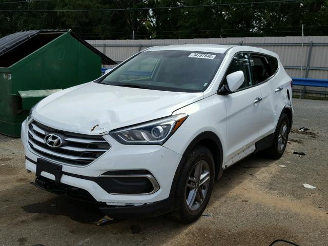 5NMZT3LB2JH086278 - 2018 HYUNDAI SANTA FE S WHITE photo 2