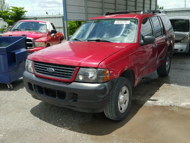 1FMZU62K85UA84996 - 2005 FORD EXPLORER X RED photo 2