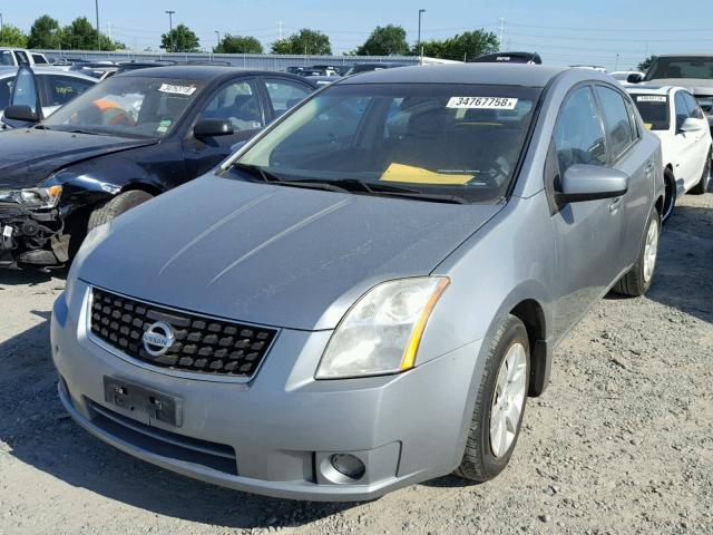 3N1AB61E38L756810 - 2008 NISSAN SENTRA 2.0 GRAY photo 2