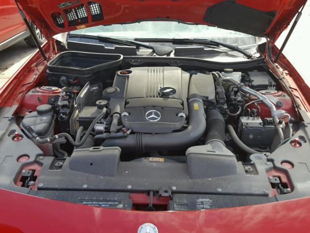 WDDPK4HA8FF096680 - 2015 MERCEDES-BENZ SLK 250 RED photo 7