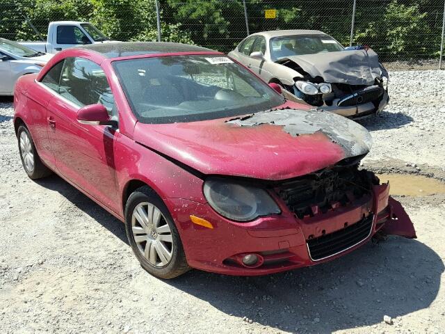 WVWAA71F98V029878 - 2008 VOLKSWAGEN EOS TURBO/ RED photo 1