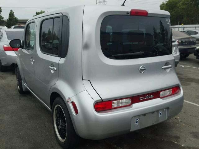 JN8AZ28R79T102954 - 2009 NISSAN CUBE BASE SILVER photo 3