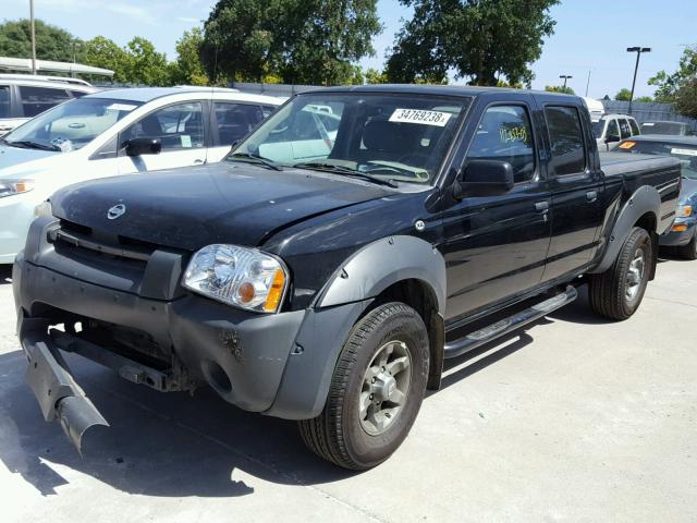 1N6ED29X03C429970 - 2003 NISSAN FRONTIER C BLACK photo 2