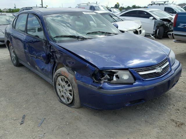 2G1WF52E559230024 - 2005 CHEVROLET IMPALA BLUE photo 1