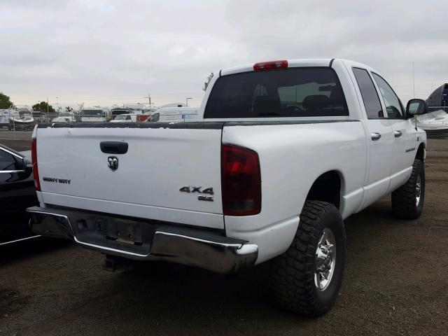 1D7KS28C06J175189 - 2006 DODGE RAM 2500 S WHITE photo 4