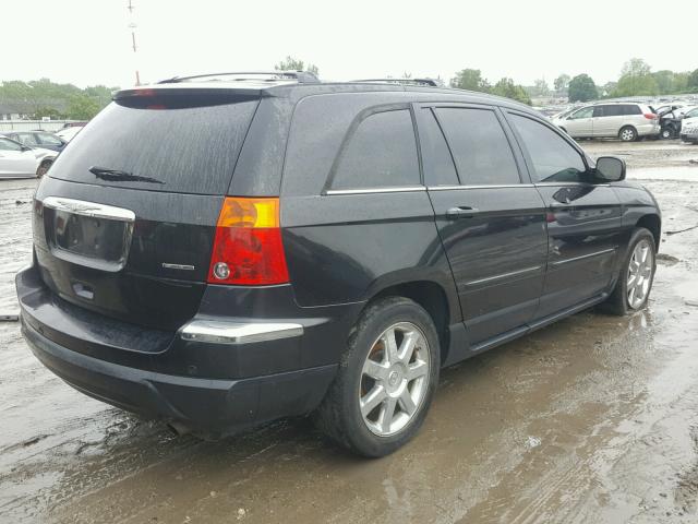 2A8GF784X6R801037 - 2006 CHRYSLER PACIFICA L შავი ფოტო 4