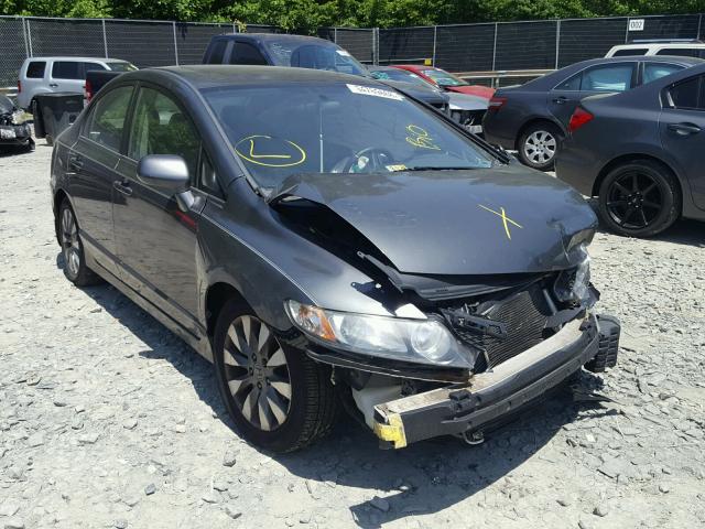 2HGFA16979H522007 - 2009 HONDA CIVIC EXL ნაცრისფერი ფოტო 1