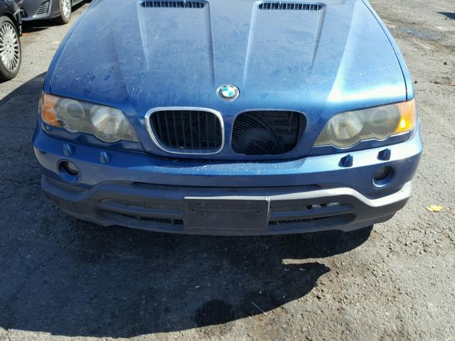 WBAFA53511LM89842 - 2001 BMW X5 3.0I BLUE photo 7