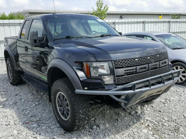 1FTEX1R65BFB27941 - 2011 FORD F150 SVT R BLACK photo 1