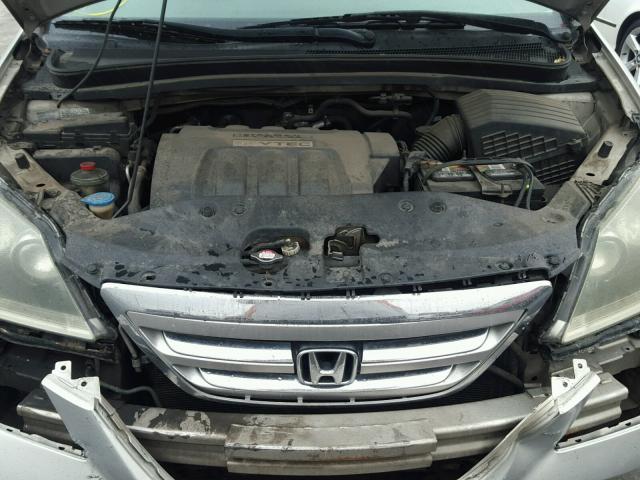 5FNRL38215B013760 - 2005 HONDA ODYSSEY LX GRAY photo 7