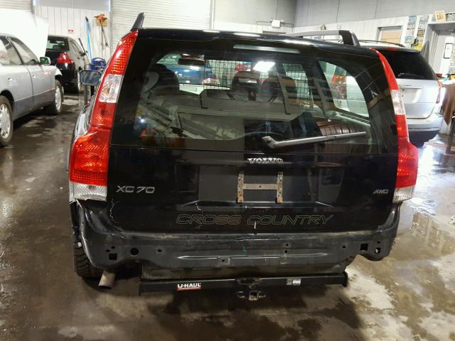 YV1SZ592151188040 - 2005 VOLVO XC70 BLACK photo 9