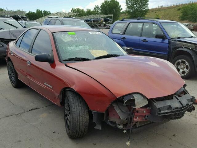 1G2JB5240X7562370 - 1999 PONTIAC SUNFIRE SE RED photo 1