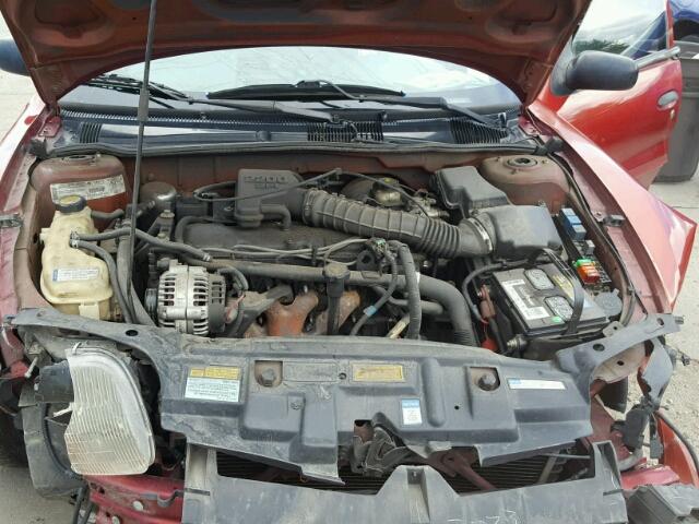 1G2JB5240X7562370 - 1999 PONTIAC SUNFIRE SE RED photo 7