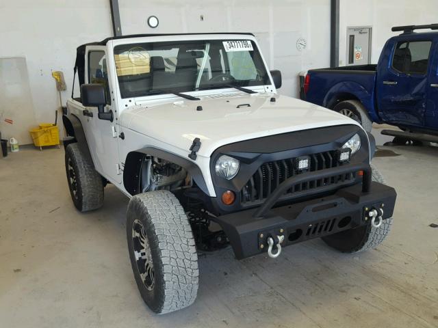 1C4AJWAG4CL281982 - 2012 JEEP WRANGLER S WHITE photo 1