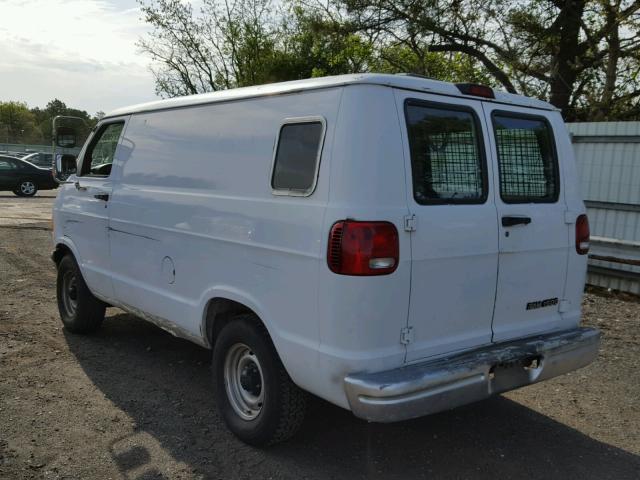 2B7HB11X7XK537570 - 1999 DODGE RAM VAN B1 WHITE photo 3