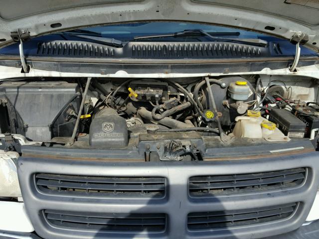 2B7HB11X7XK537570 - 1999 DODGE RAM VAN B1 WHITE photo 7