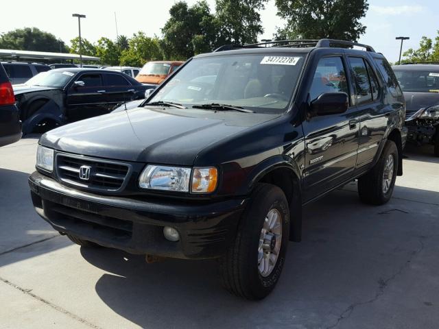 4S6DM58W4Y4410657 - 2000 HONDA PASSPORT E BLACK photo 2
