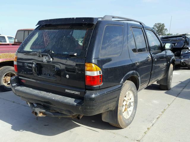 4S6DM58W4Y4410657 - 2000 HONDA PASSPORT E BLACK photo 4