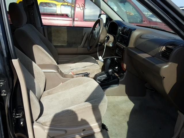 4S6DM58W4Y4410657 - 2000 HONDA PASSPORT E BLACK photo 5