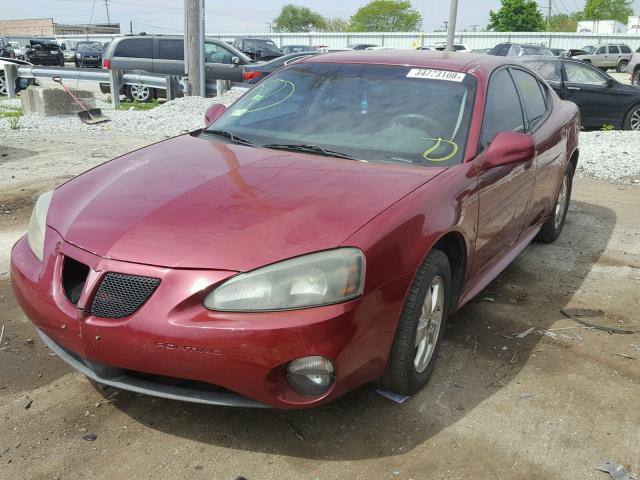 2G2WP522341266404 - 2004 PONTIAC GRAND PRIX Tünd qırmızı foto 2