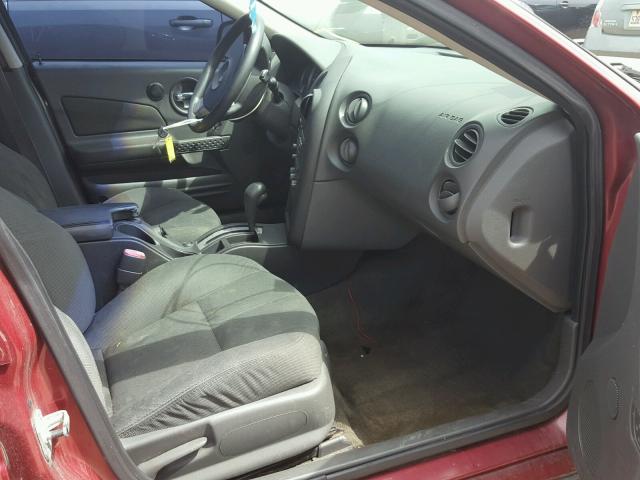 2G2WP522341266404 - 2004 PONTIAC GRAND PRIX Tünd qırmızı foto 5