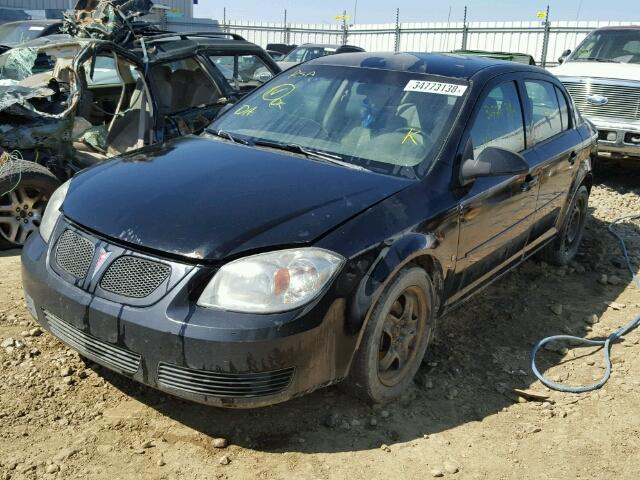 1G2AL55F077200002 - 2007 PONTIAC G5 SE BLACK photo 2