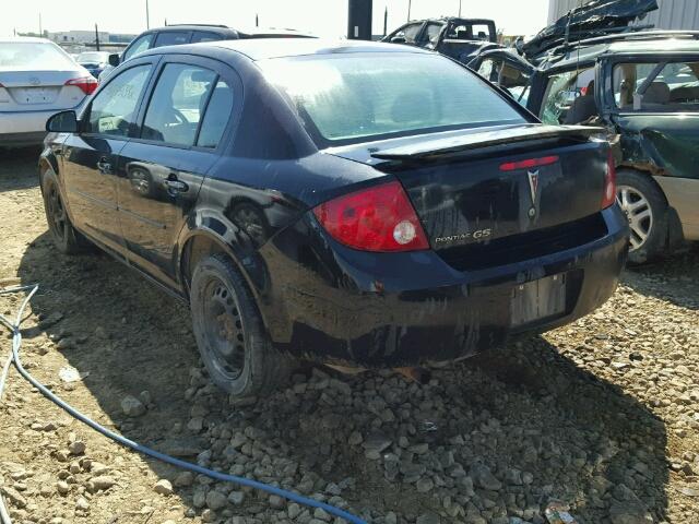 1G2AL55F077200002 - 2007 PONTIAC G5 SE BLACK photo 3