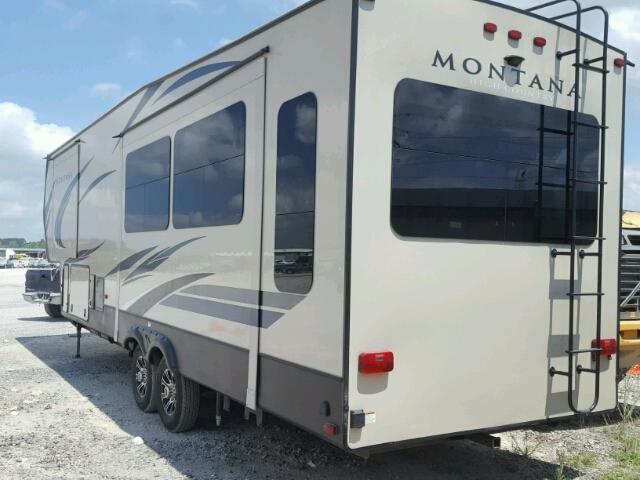 4YDF30526JA741211 - 2018 KEYSTONE MONTANA TAN photo 3