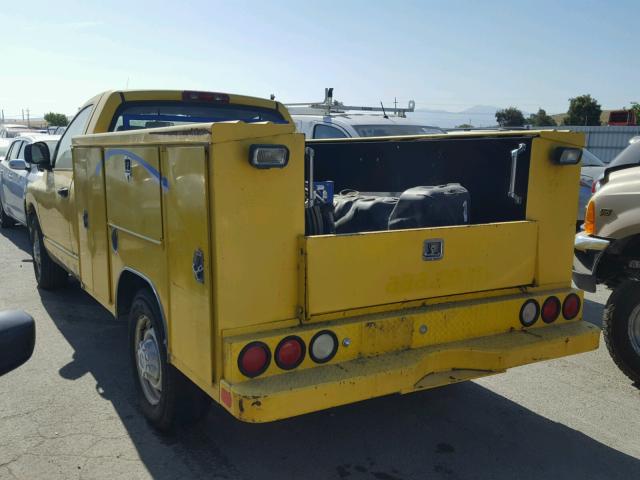 3D6WR26DX6G188188 - 2006 DODGE RAM 2500 S YELLOW photo 3