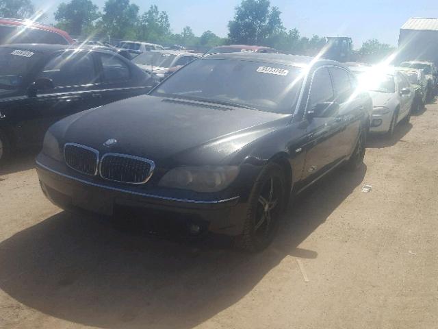 WBAHN83506DT27829 - 2006 BMW 750 LI BLACK photo 2