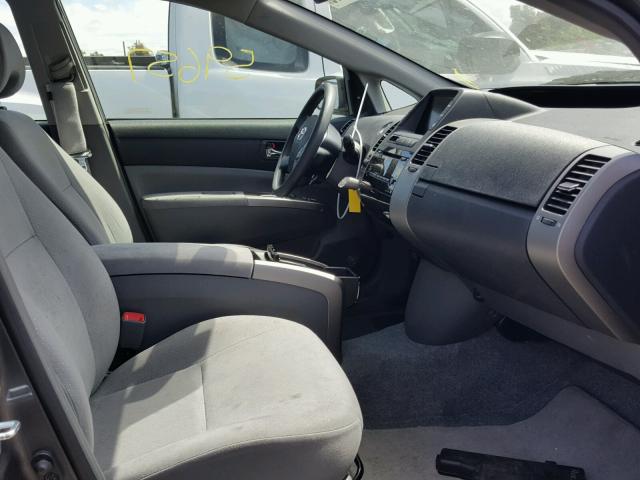 JTDKB20U993502468 - 2009 TOYOTA PRIUS ვერცხლისფერი ფოტო 5