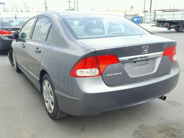 2HGFA1F31AH585524 - 2010 HONDA CIVIC VP GRAY photo 3