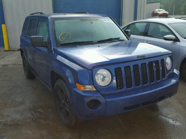 1J4NF2GB6AD500885 - 2010 JEEP PATRIOT SP BLUE photo 1