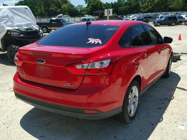 1FADP3F26DL278533 - 2013 FORD FOCUS SE RED photo 4