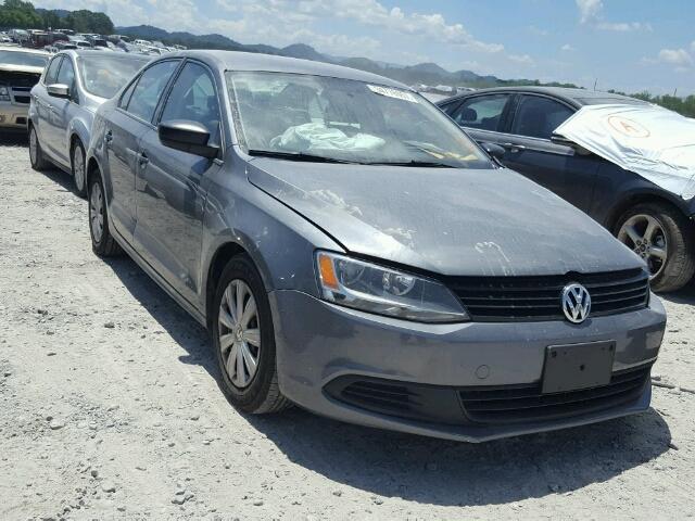 3VW2K7AJ7DM241198 - 2013 VOLKSWAGEN JETTA BASE ნაცრისფერი ფოტო 1