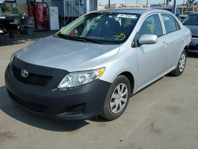 JTDBL40E79J046693 - 2009 TOYOTA COROLLA BA SILVER photo 2