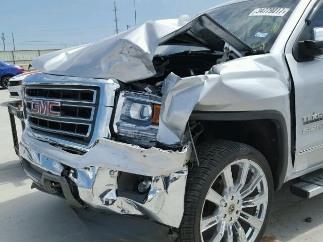 3GTP1VEC6EG282675 - 2014 GMC SIERRA C15 SILVER photo 9