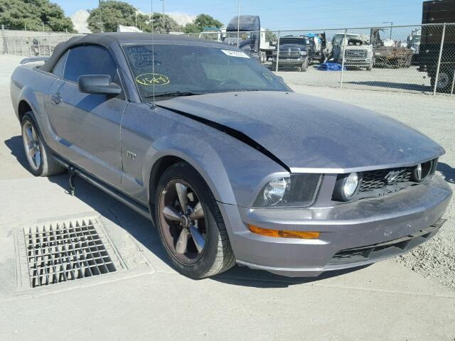 1ZVHT85H565218323 - 2006 FORD MUSTANG GT GRAY photo 1