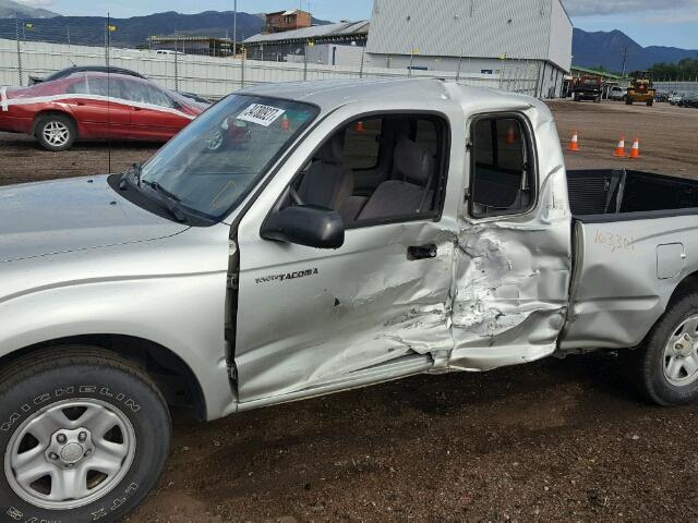 5TEVL52N21Z799641 - 2001 TOYOTA TACOMA XTR SILVER photo 9