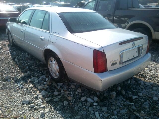 1G6KD54Y01U154280 - 2001 CADILLAC DEVILLE GRAY photo 3