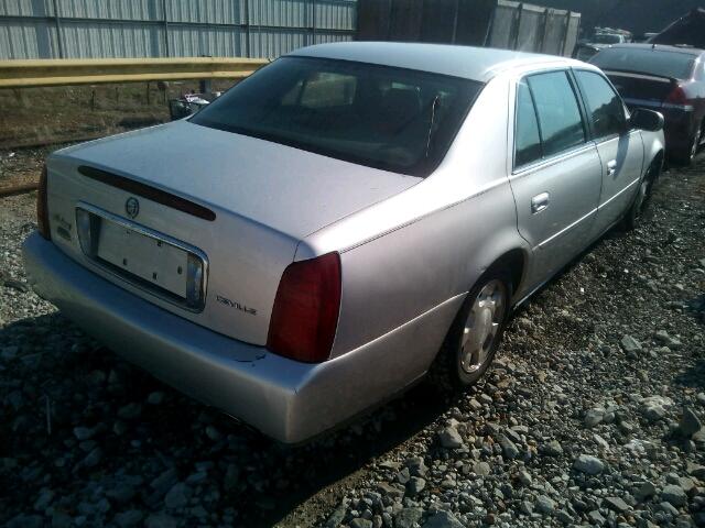 1G6KD54Y01U154280 - 2001 CADILLAC DEVILLE GRAY photo 4