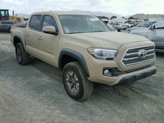 3TMCZ5AN5HM044742 - 2017 TOYOTA TACOMA DOU TAN photo 1