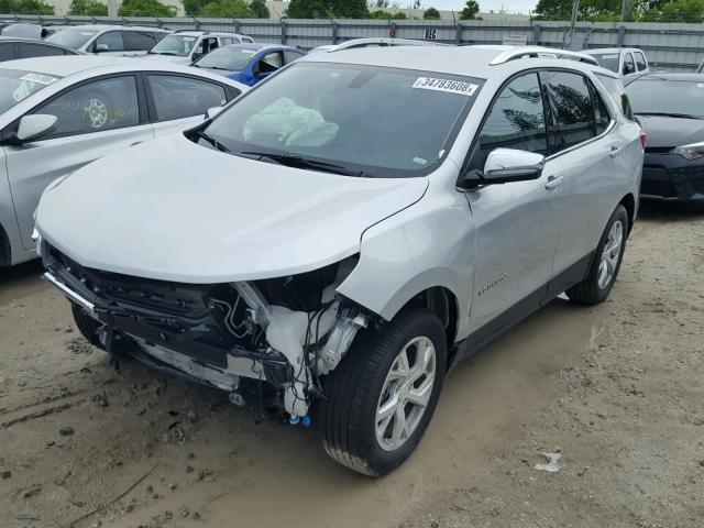 3GNAXMEV0JS592447 - 2018 CHEVROLET EQUINOX PR SILVER photo 2